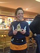 0415 Hannah Corne with her Peco trophy.jpg